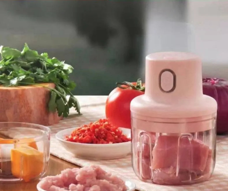 Mini Processador De Alimentos Elétrico 250ml, Triturador Recarregável Sem Fio, Utensílio De Cozinha