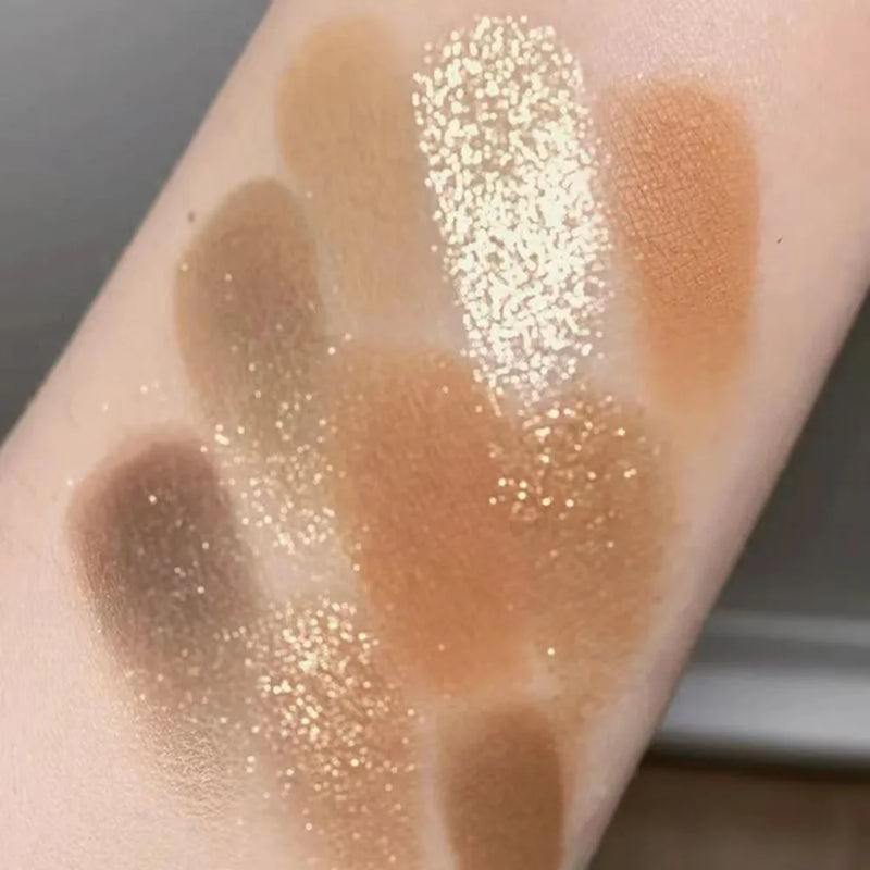 Paleta de Sombras Nove Cores Com Longa Duração Dia a DIA.